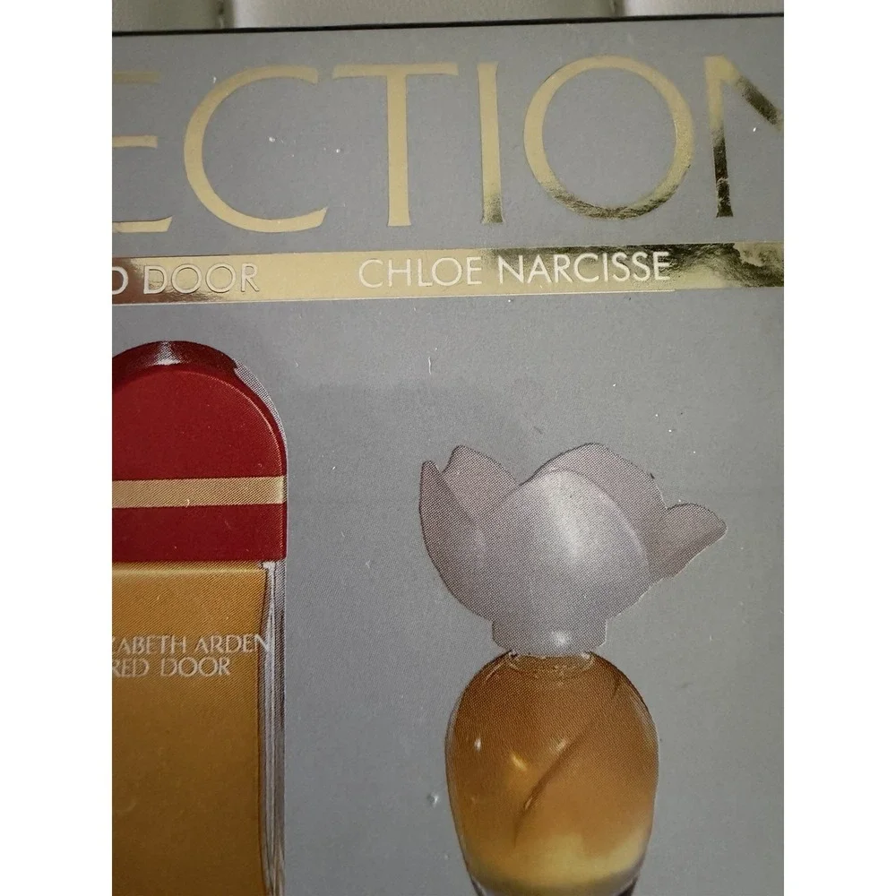 Vtg Mini Perfumes Gift Set 6pcs, Chloe, Scherrer,Red Door, White Diamonds & More